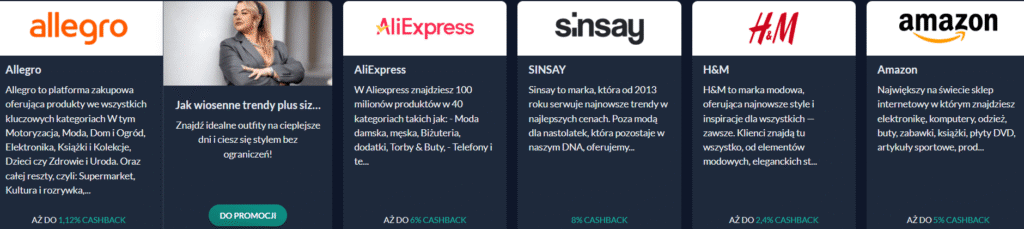 Promocje cashback