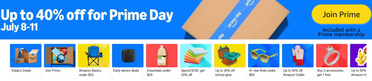 Amazon Prime day 2025