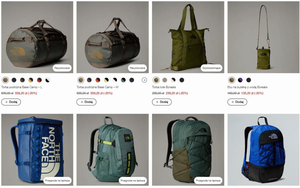 Torby TNF